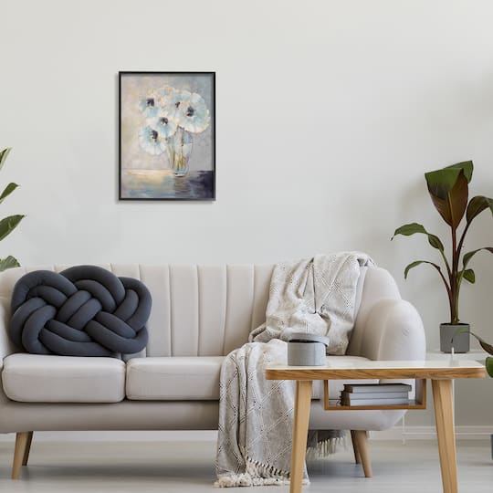 Stupell Industries Delicate White Flower Bouquet Still Life Framed Giclee Art